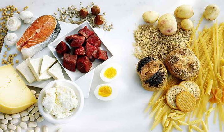 chế độ ăn kiêng protein-carbohydrate