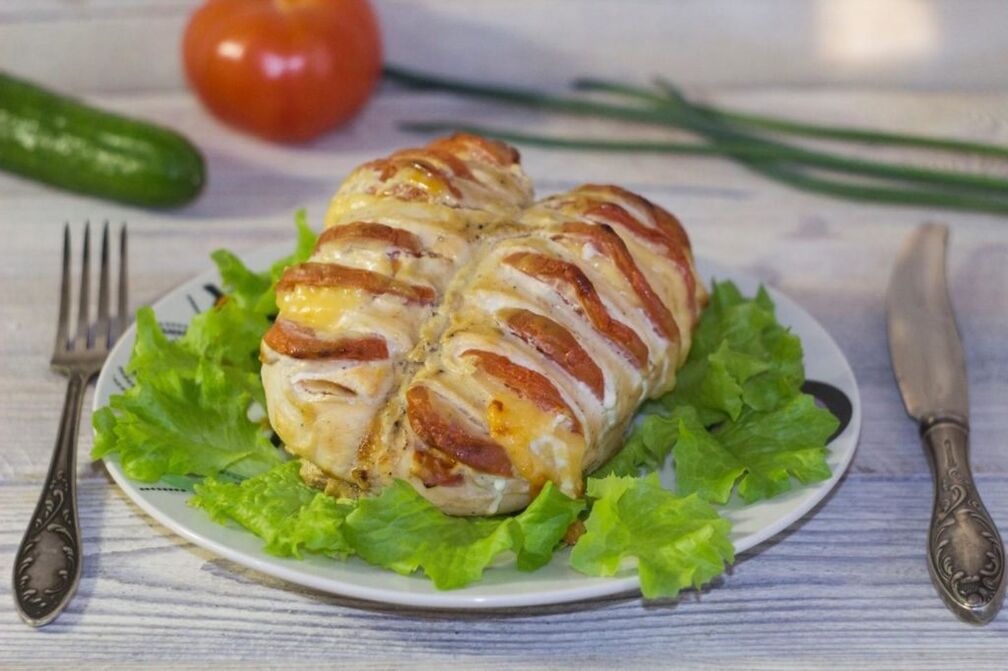 ức gà trong chế độ ăn kiêng protein