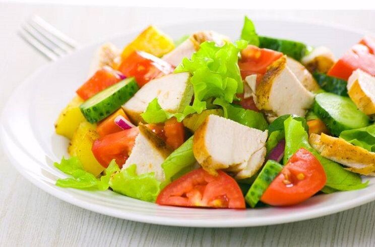 salad gà giảm béo